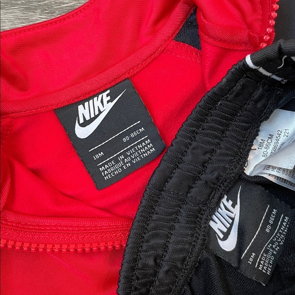 Nike baby boys zip up jacket + sweatpants matching set - Picture 3 of 3